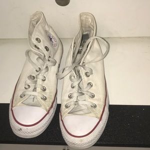 High Top White Converse